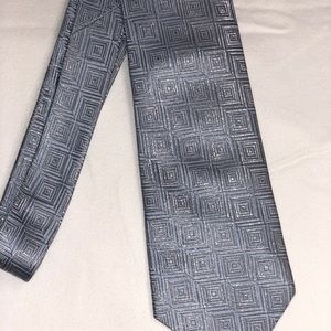 Men’s J.Ferrar Blue/Silver metallic designer tie